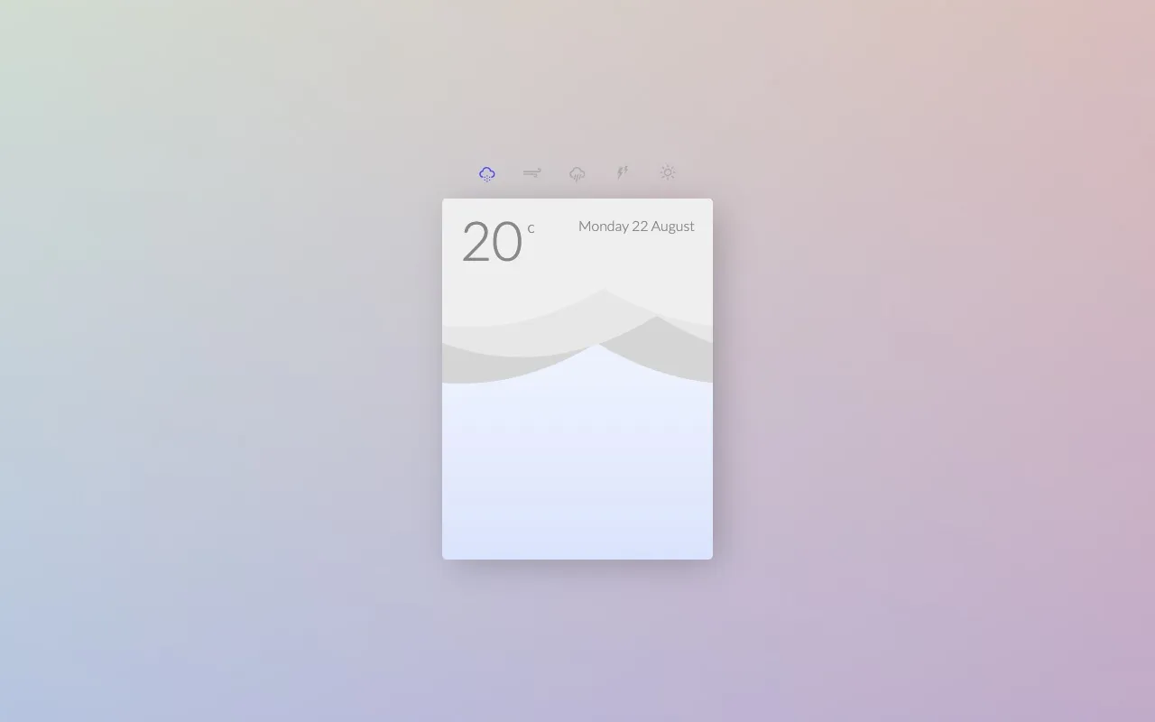 Weather — screenshot
